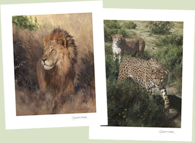 Gicle Prints from Wildlife Paintings by Graham Turner